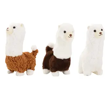 Плюшевые игрушки-куклы из альпаки, имитирующие ходьбу, игрушки-животные для малышей, мальчиков и девочек