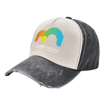 Ковбойская шляпа с логотипом miami open, черная кепка, шляпа с диким мячом, детские кепки, мужские и женские кепки