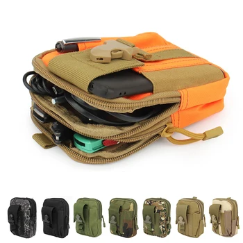 Мужская уличная поясная сумка, тактический чехол, пояс с небольшим карманом, военная поясная сумка для бега, путешествий, кемпинга, сумки для инструментов EDC