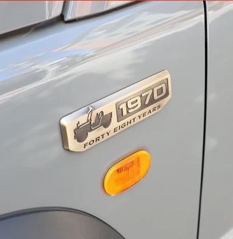 3D Наклейка С Логотипом Автомобиля 1970 Памятный Знак Металл для 2007-2021 Suzuki Jimny JB23 JB43 JB64 JB74w Аксессуары