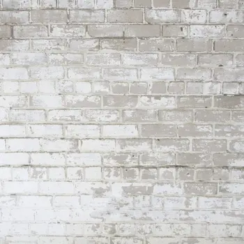 Белая кирпичная стена, гранж, потертый фон, высококачественная компьютерная печать, детский фон для фотографий