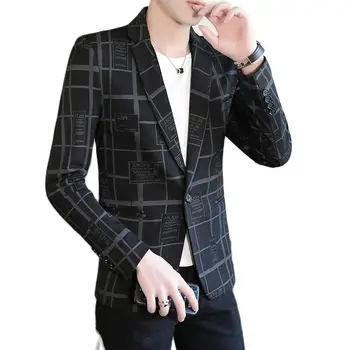2021 Горячие стили мужской корейской версии универсального повседневного костюма для самосовершенствования, куртка для умственного парня