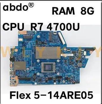 Для Lenovo ideapad Flex 5-14ARE05 материнская плата ноутбука LC55-14A 19793-1M FRU: 5B21B44608 с процессором R7 4700U оперативной памятью 8G 100% тестовая работа