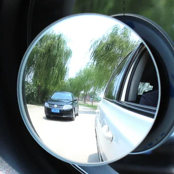 1 пара Автомобильных Круглых Выпуклых зеркал Со Слепой зоной Для Ford Focus 2 3 4 Mondeo Fusion Kuga Ecosport Fiesta Falcon EDGE EVOS