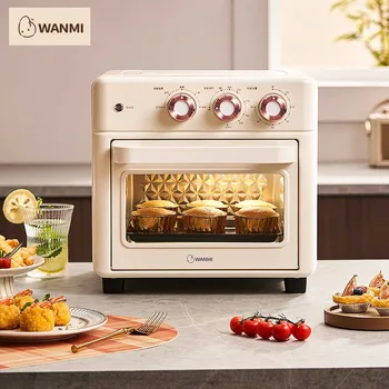 Фритюрница WanMi Kitchen, микроволновая печь, духовка, 1200ВТ 15Л, Высокоточный контроль температуры, Многофункциональные печи