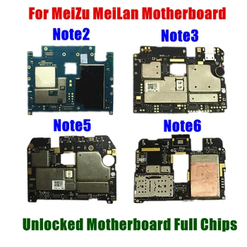 Мобильная Электронная Панель Для Meizu Meilan M2 Note2 M3 Note3 M5 Note5 M6 Note6 Материнская Плата Разблокирована Микросхемами