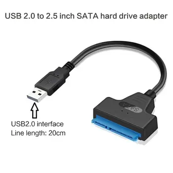 USB 3,0/2,0/ Type C Sata Адаптер 2,5-дюймовый Кабель Sata-USB Для жесткого диска HDD/SSD, Совместимый с Жестким диском 2.5