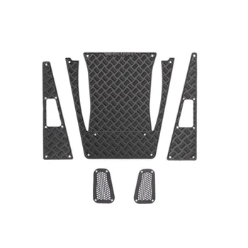 Металлический Стальной капот, накладка, декоративный лист, отделка впускной решетки для деталей для модернизации радиоуправляемого автомобиля TRX4M 1/18, 2