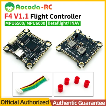 Aocoda-RC F4 V1.1 Контроллер полета F405 Betaflight/INAV OSD MPU6500/MPU6000 16M BlackBox 3-6 S Управление Полетом Для радиоуправляемого FPV-Дрона
