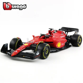 Bburago 1:18 Ferrari 2022 F1-75 SF21 #16 #55 2020 SF1000 #5 Гоночный болид Формулы-1 Статическое моделирование Модели автомобиля из литого под давлением сплава