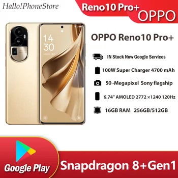 НОВЫЙ OPPO Reno10 PRO + Plus 5G Snapdragon 8 + AMOLED 120 Гц 4700 мАч Аккумулятор 100 Вт Google Play 5G NFC OTA ColorOS 13
