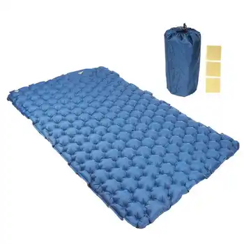 Уличный надувной матрас Портативный Влагостойкий Двухместный надувной коврик для кемпинга Автомобильный Спальный коврик для кемпинга Надувной матрас