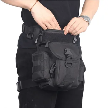 Уличный военный тактический рюкзак, поясная сумка, сумка для рыбалки, кемпинга, пешего туризма, сумка для ног, охотничья камера, сумка на пояс