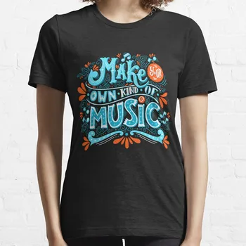 Сделай свою собственную музыкальную футболку, милые футболки для женщин, футболки для женщин, футболки для женщин, летние топы свободного кроя