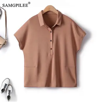 2023 Летняя футболка оверсайз, Трикотажные эластичные топы Y2k без рукавов в стиле ретро, Корейская модная Женская одежда с отложным воротником