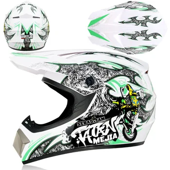 Мотоциклетный шлем Four Seasons для бездорожья с полным покрытием, профессиональный шлем для горных гонок и скоростного спуска