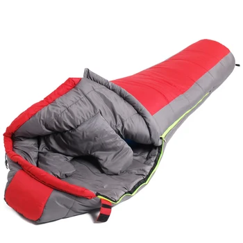 Портативный всесезонный спальный мешок в стиле пэчворк, толстый теплый хлопковый спальный мешок, натуральное походное ультралегкое постельное белье для кемпинга