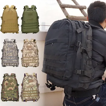 40-литровая тактическая сумка, армейский военный рюкзак Molle, Альпинизм на открытом воздухе, кемпинг, Альпинизм, Охота, пеший туризм, рюкзак для путешествий, водонепроницаемый