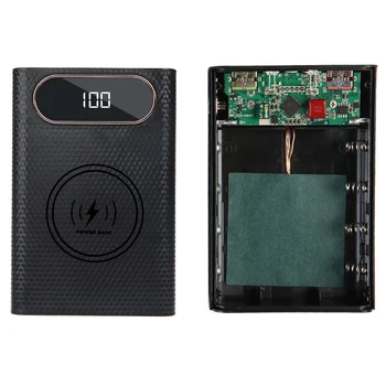 DIY Power Bank 4x21700 Комплект для батарейного отсека QC3.0 PD Быстрое USB зарядное устройство с дисплеем для смартфона