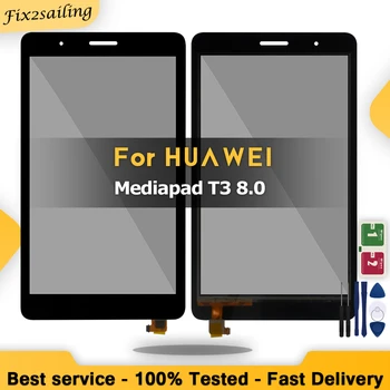 Для Huawei MediaPad T3 8 KOB-L09 KOB-W09 Новый Протестированный Сенсорный Стеклянный Экран Замена Внешней Стеклянной панели Объектива