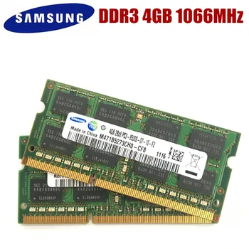 SAMSUNG 8 ГБ (2 шт. x 4 Гб) 2Rx8 PC3-8500S DDR3 1066 МГц Памяти ноутбука 4G PC3 8500S 1066 МГц Модуль ноутбука SODIMM RAM