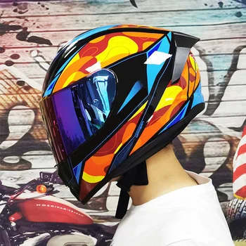 Мотоциклетные шлемы для скоростного спуска AM DH Для взрослых, одобренные ЕЭК, шлем для внедорожного мотокросса Capacete Moto Professional Racing