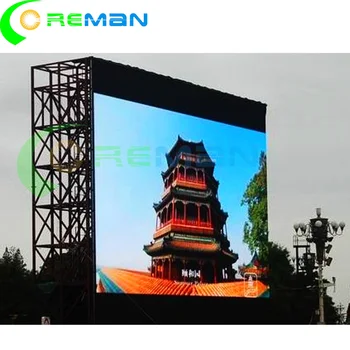 Полноцветный рекламный цифровой светодиодный дисплей P6 высококачественный алюминиевый корпус низкая цена