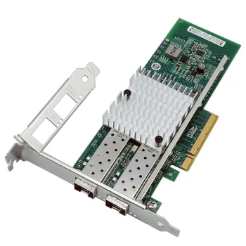 X520-DA2 Двухпортовый 10G PCI-E x8 Чип Intel 82599ES Ethernet Сетевой Адаптер E10G42BTDA Ethernet Серверный Адаптер Без SFP + Порта