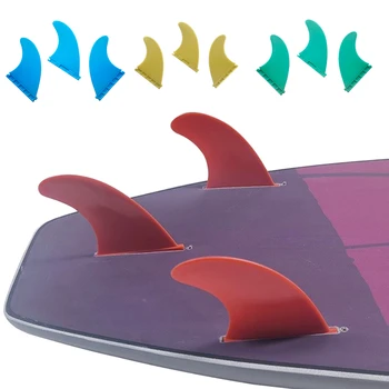 5 комплектов Ласт Для серфинга M UPUSRF FUTURE FINS G5 Пластиковые Ласты С Одинарными Выступами Базовый Стабилизатор Каяка Нейлоновые Многоцветные Ласты Для серфинга Quilhas