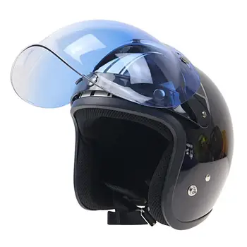 Ветрозащитный мотоциклетный шлем с 3 защелками и открытым лицевым щитком для скутера