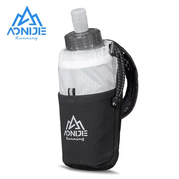 Ручная сумка для хранения бутылок с водой для бега AONIJIE, мягкая фляжка, держатель для чайника, держатель для быстрого захвата, Марафонский забег, 450 мл