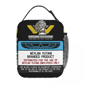 Фирменная изолированная сумка-тоут для ланча Weylan Yutani, контейнер для ланча, портативный кулер, термобокс для бенто, коробка для пикника