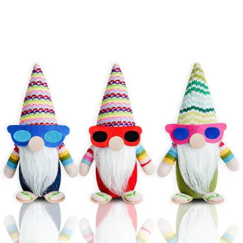 Новая Пасхальная Безликая Кукла-Гном-Кролик Ручной Работы Многоразового использования Украшение дома Весенние Подвесные Украшения-Кролики Детские Подарки 2023