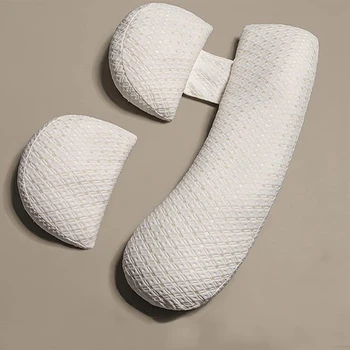 Подушка для беременных, U-образная подушка для талии, подушка для кормления, хлопковое постельное белье для беременных, подушка для тела