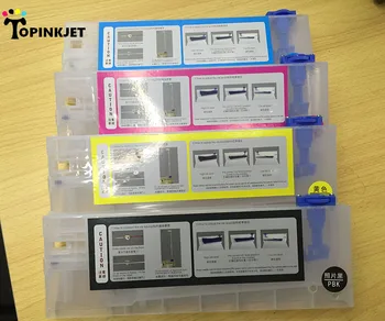 4 цвета/комплект 220 мл пустой заправляемый чернильный картридж для принтеров Roland/Mimaki/Mutoh система объемных чернил СНПЧ чернильный картридж
