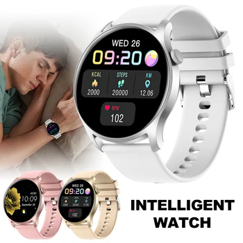 Смарт-часы MAX8 Bluetooth, водонепроницаемые, 1,3-дюймовый полноэкранный спортивный фитнес-трекер, умные часы, мониторинг сердечного ритма, здоровья.