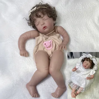 21-дюймовая Реалистичная кукла Luisa Bebe Reborn, уже Раскрашенная, набор для пересадки волос, детали для кукол ручной работы, игрушки для девочек