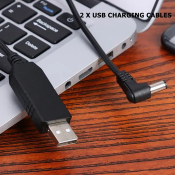2шт USB-кабелей для зарядки настольного зарядного устройства BaoFeng UV-5R UV-82 UV-8D