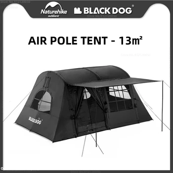 Naturehike Blackdog Кемпинг Надувная автоматическая палатка на открытом воздухе 1 Комната-1 Гостиная Палатка из 150D полиэстера Наружная Надувная палатка