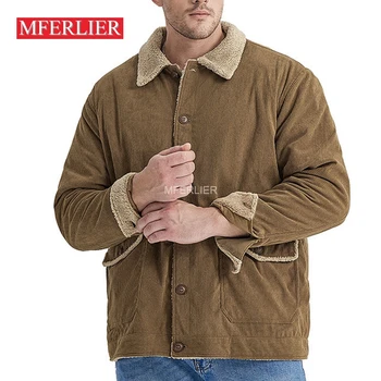Зимние пальто большого размера 9XL 8XL 7XL, обхват груди 150 см, флисовые куртки для мужчин