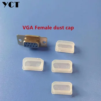 1000шт пылезащитный чехол VGA db9pdb15p пылезащитный чехол для женского сиденья VGA пылезащитный колпачок PE материал бесплатная доставка