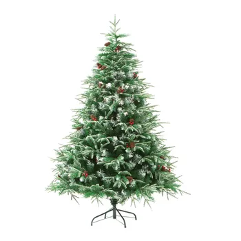 Искусственная Рождественская елка 120/150 см, простая в сборке, Рождественская ель, сосна с металлической подставкой, Навесная ель премиум-класса, полная елка