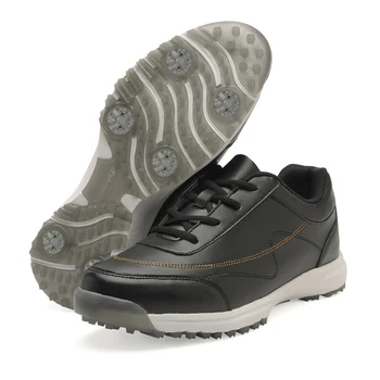 Брендовые профессиональные мужские ботинки для гольфа, нескользящие водонепроницаемые кроссовки для гольфа, женские туфли для гольфа с нескользящими шипами 38-46