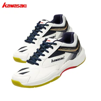 2021 Обувь для бадминтона Kawasaki для мужчин и женщин, дышащие высокоэластичные нескользящие спортивные кроссовки K-338D