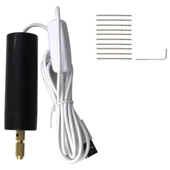 Мини-ручная дрель USB Электрическая ручная дрель по дереву Печатная плата Пластиковая машина для пробивки клея с жемчугом и кристаллами