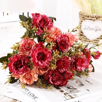 Новый георгин Moratu, имитирующий шелковый цветок ручной работы, украшение для дома, вечная цветочная композиция, имитирующий цветочный пучок