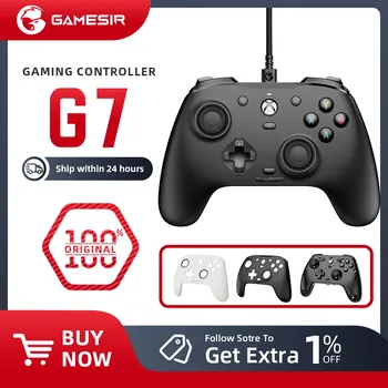GameSir G7 G7 SE Игровой контроллер Xbox Проводной Геймпад для Xbox Серии X S, Xbox One, ПК с Джойстиком ALPS, Сменные Панели