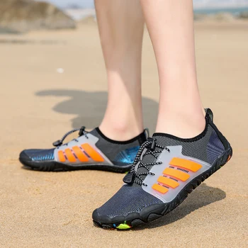 Многофункциональная мужская водная обувь, быстросохнущая сверхлегкая нескользящая водная обувь, пляжная обувь для подводного плавания и серфинга